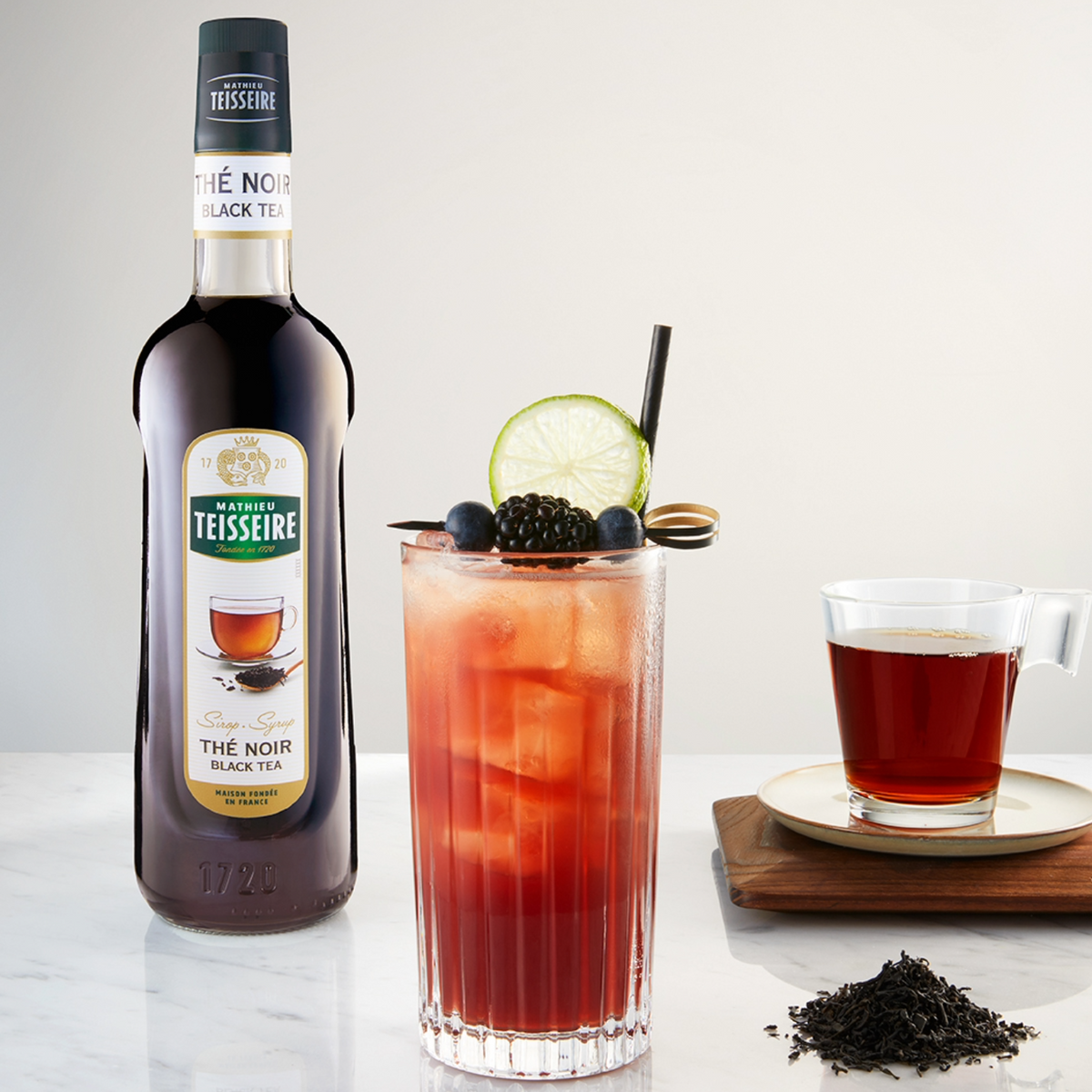 茶 teressa Teisseire Herbs & Flowers Black Tea Syrup 700ml – Jewel Coffee