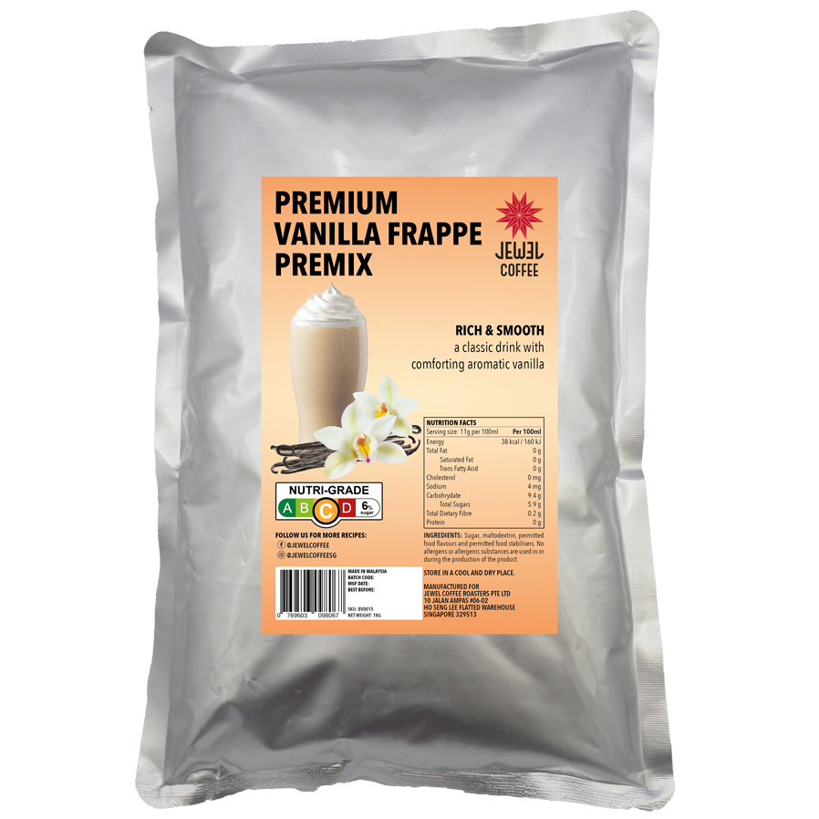Vanilla Frappe Premix – Jewel Coffee