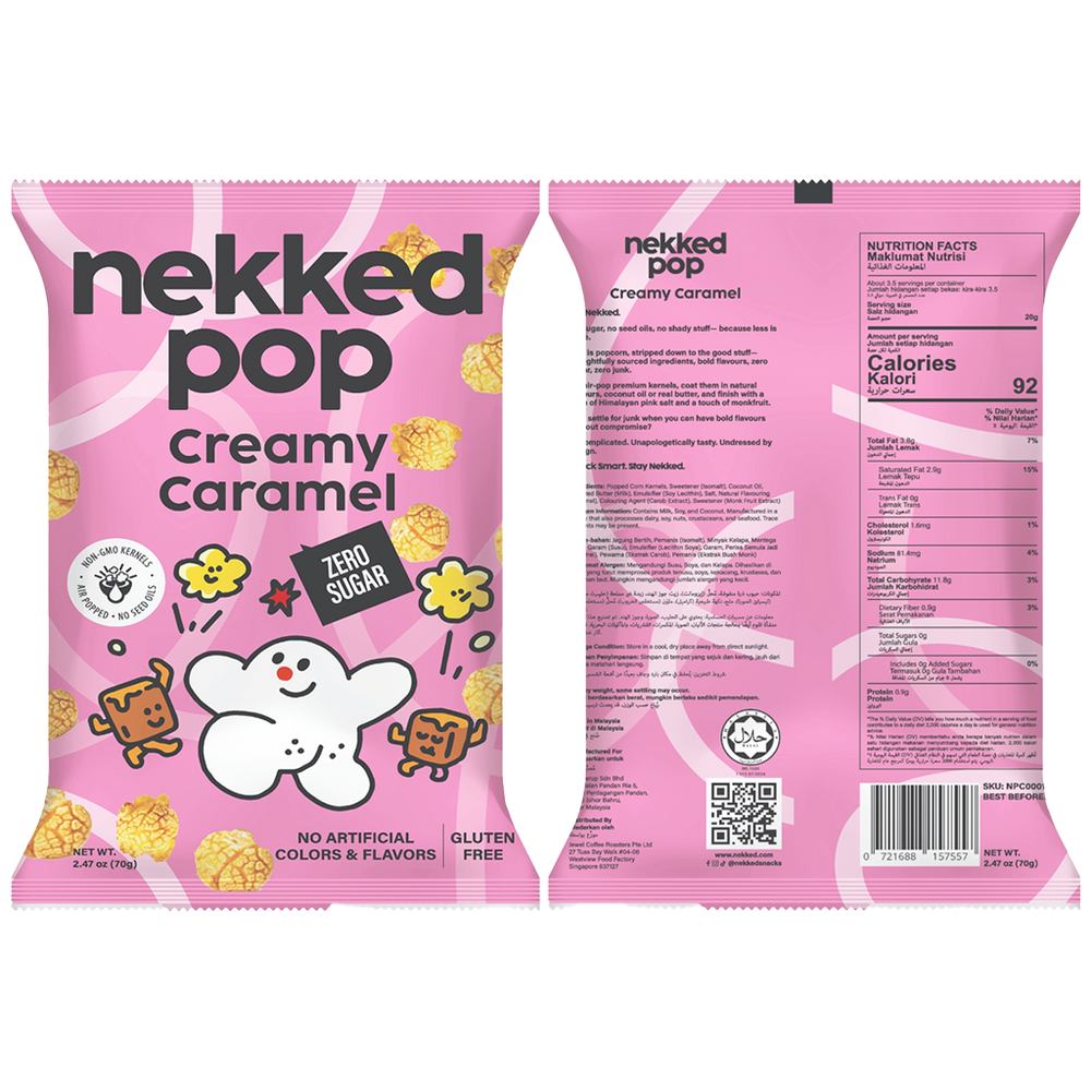 
                  
                    Nekked Creamy Caramel Popcorn 70g
                  
                