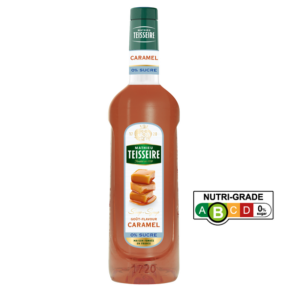 Teisseire Caramel 0% Sugar-Free Syrup 1l
