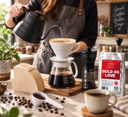 V60 Complete Brew Collection – Kettle, Grinder, Dripper, Server, Filters & 250g Coffee Beans