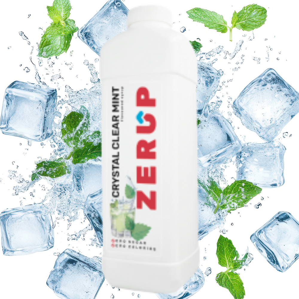 
                  
                    Zerup Zero Sugar Crystal Clear Mint Syrup 1L
                  
                