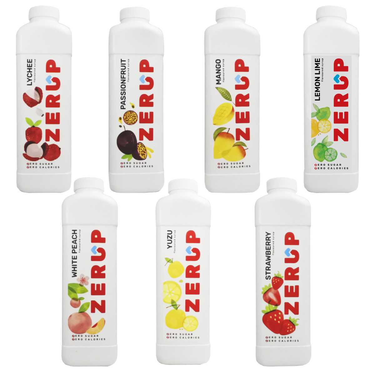 Zerup Zero Sugar Syrup 1L (The Fruits) – Jewel Coffee