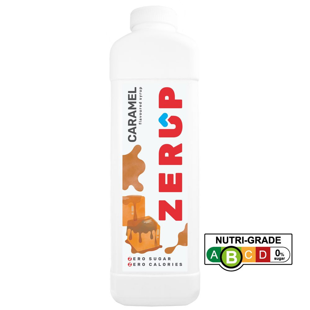 Zerup Zero Sugar Caramel Syrup 1L