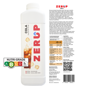 
                  
                    Zerup Zero Sugar Cola Syrup 1L
                  
                