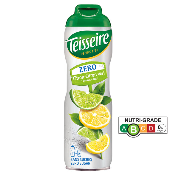 Teisseire Le 0% Lemon & Lime Syrup 600ml