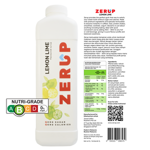 
                  
                    Zerup Zero Sugar Lemon Lime Syrup 1L
                  
                