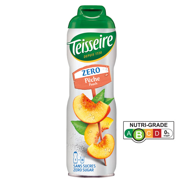 Teisseire Le 0% Peach Syrup 600ml