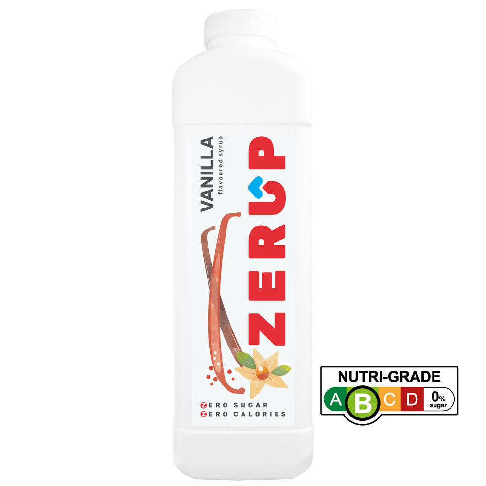 Zerup Zero Sugar Vanilla Syrup 1L