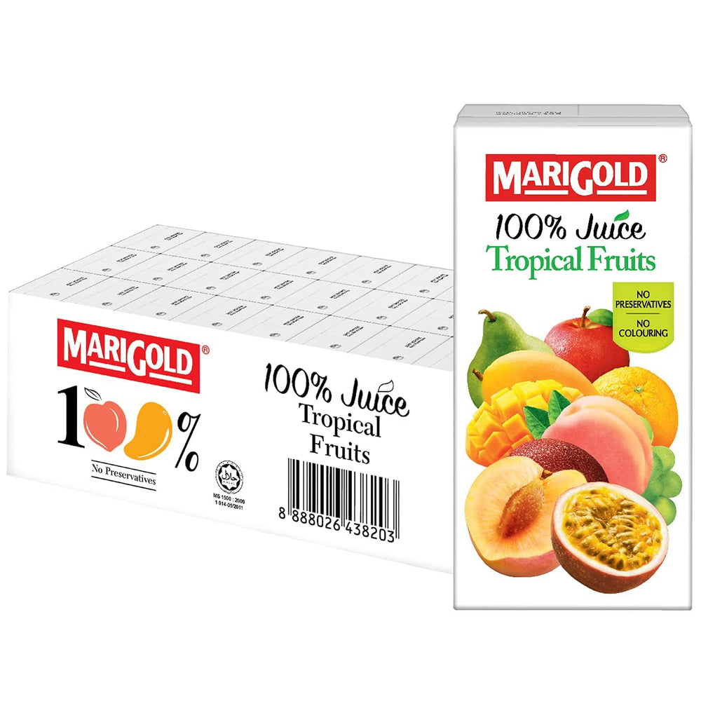 
                  
                    Marigold 100% Tropical Fruits Juice (24 x 200ML)
                  
                