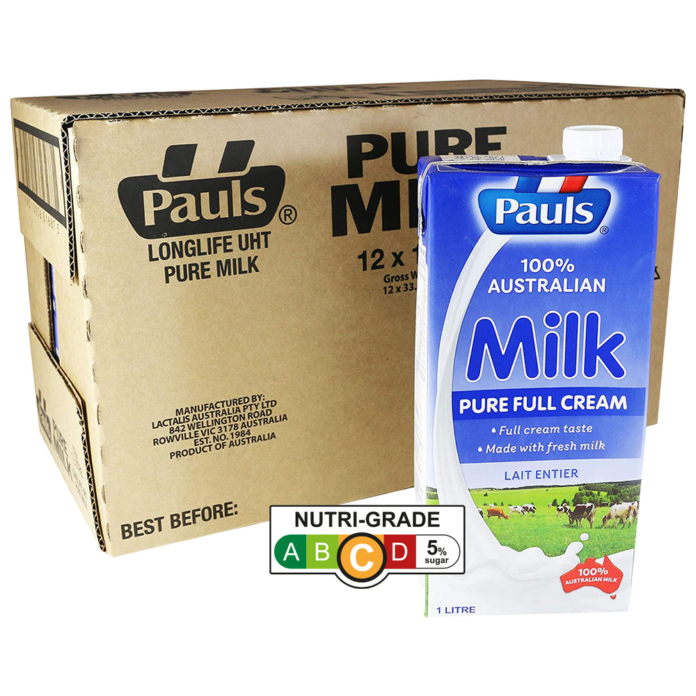 PAULS UHT Full Cream Milk (12 x 1L)