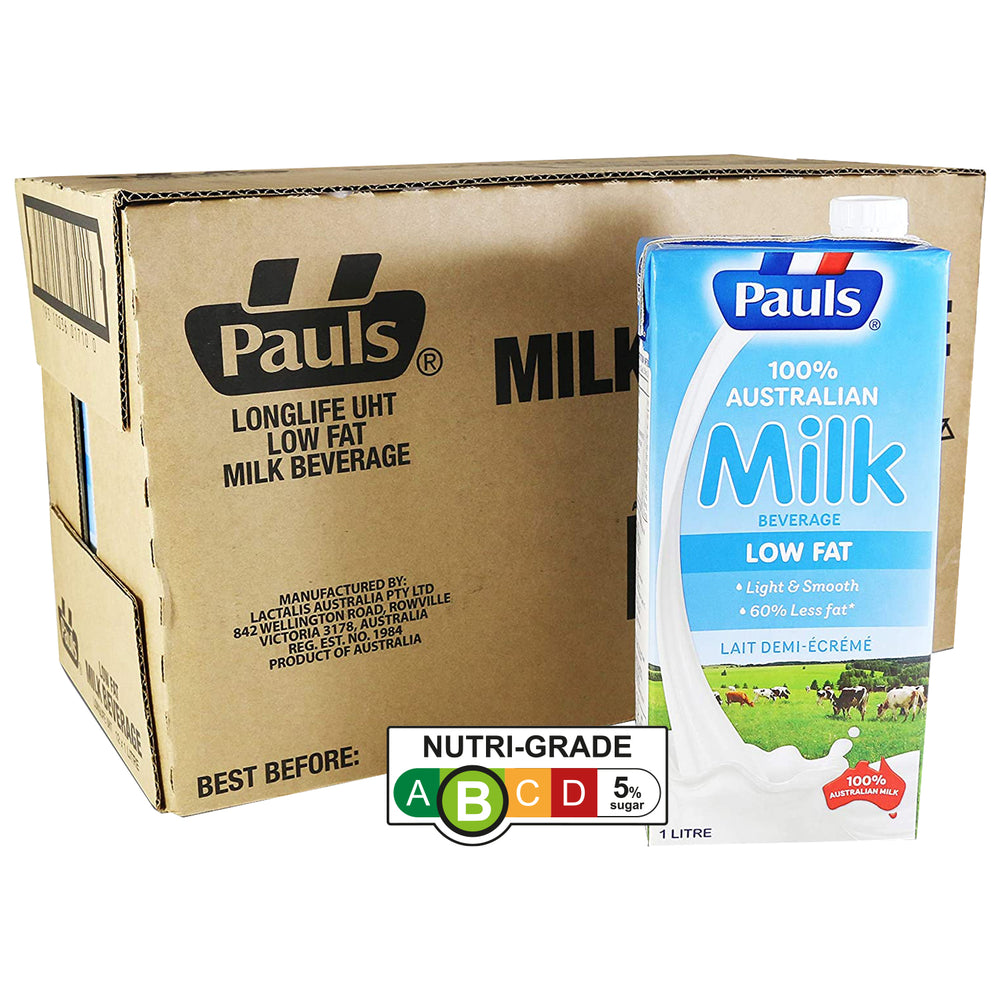 PAULS UHT Low Fat Milk (12 x 1L)