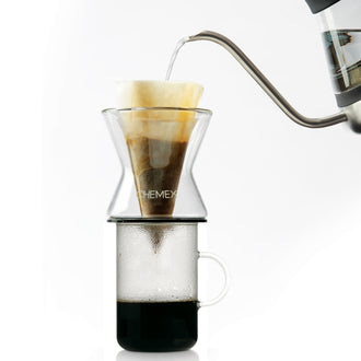 CHEMEX Funnex 1-Cup Glass Coffeemaker